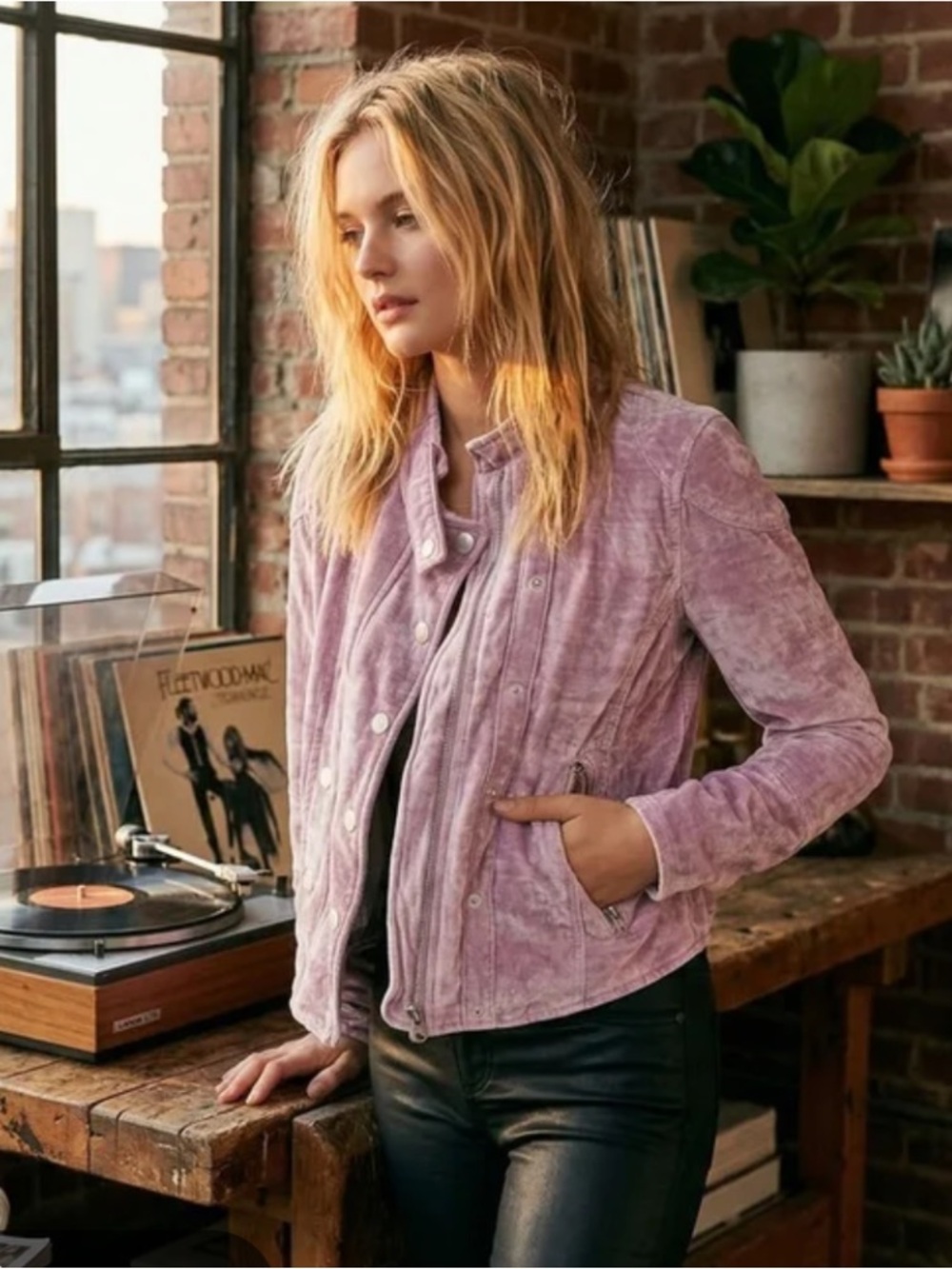 Free People Dusk Till Dawn Velvet Jacket